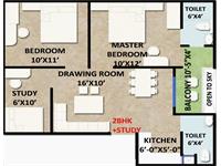 2 Bedroom Flat for sale in VHR Winsten Park, Knowledge Park 5, Greater Noida