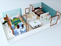 2 Bedroom Flat for sale in Dream Galaxy, Gomti Nagar Extn, Lucknow