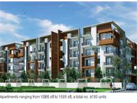 2 Bedroom Flat for sale in Adithya Serene, Whitefield, Bangalore