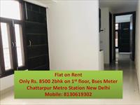 2bhk flat for rent in chattarpur