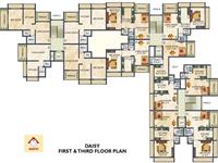 Daisy 1st & 3rd Floor Plan