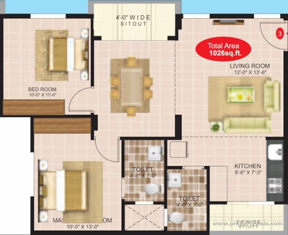 Floor plan-D