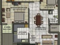 290 sq. yds. Floor Plan