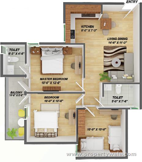 Floor plan-B