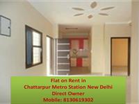 2BHK House in Chhattarpur for Rent
