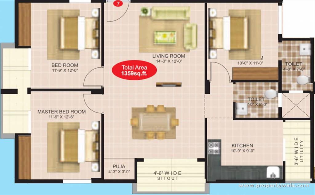 Floor plan-G