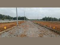 Plots for sale near Chandapura towards Anekal, main road attached property