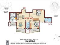 2 Bedroom Flat for sale in HM Nimbus, H M World City, Bangalore