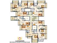 Lavender 2nd & 4th Floor Plan