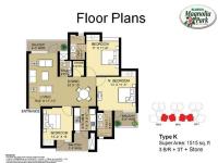 3BR+3T Floor Plan