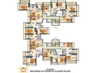 Olive 2nd & 4th Floor Plan