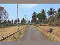 1170 sqft north face residential site sale Bogadi, Mysore.