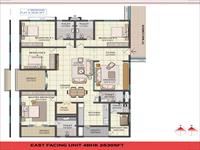 East Facing - 2630 Sft, 4BHK