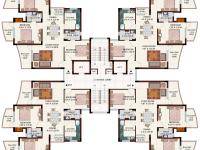 3 BR Cluster Plan