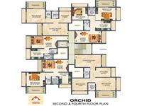 Orchid 2nd & 4th Floor Plan