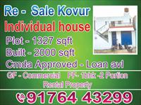 Porur next Kovur Independant house for sale at Babu garden