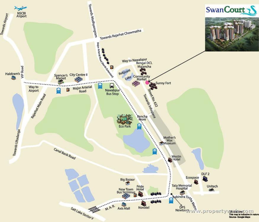 Bengal Emami Swan Court - Rajarhat, Kolkata - Apartment / Flat Project