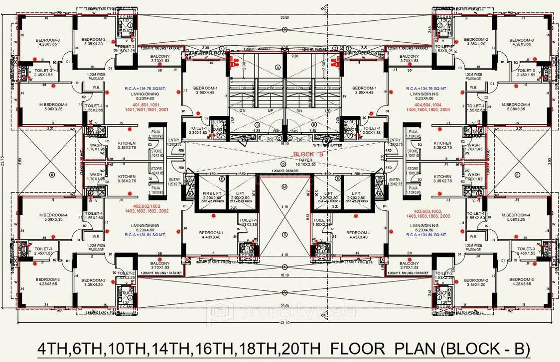 Typical Floor Plan A