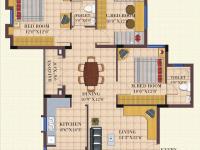 1265 sq. ft. Floor Plan