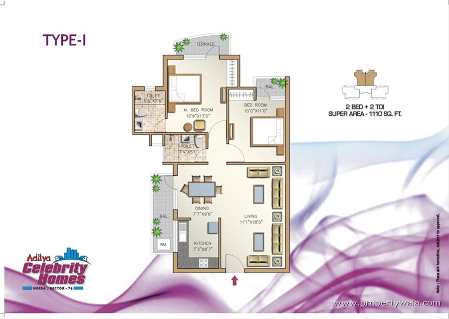 Aditya Celebrity Homes Sector 76, Noida Apartment