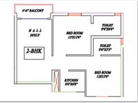 2BHK Floor Plan B