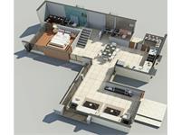 3D Architectural - Floor Plan - B