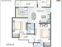 1095 sq.ft. Floor Plan