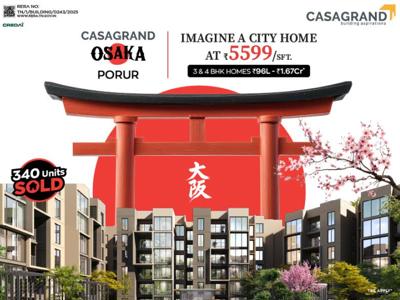 3 Bedroom Apartment for sale in Casagrand Osaka, Porur, Chennai