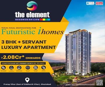 3 Bedroom Apartment for sale in Pratap Vihar, Ghaziabad