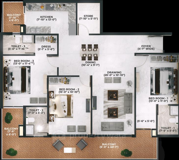 Project - Floor Plan-D