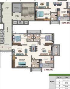 3 Bedroom Apartment for sale in Tellapur, Hyderabad