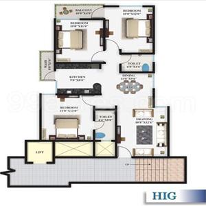 3 Bedroom Apartment for sale in Katara Hills, Bhopal