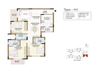 Type-H1 Floor Plan