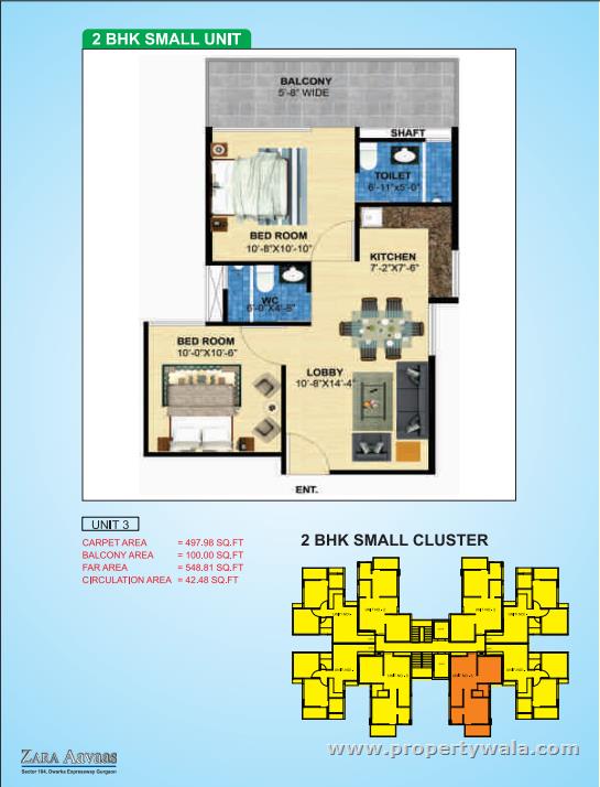 2BHK Small Unit