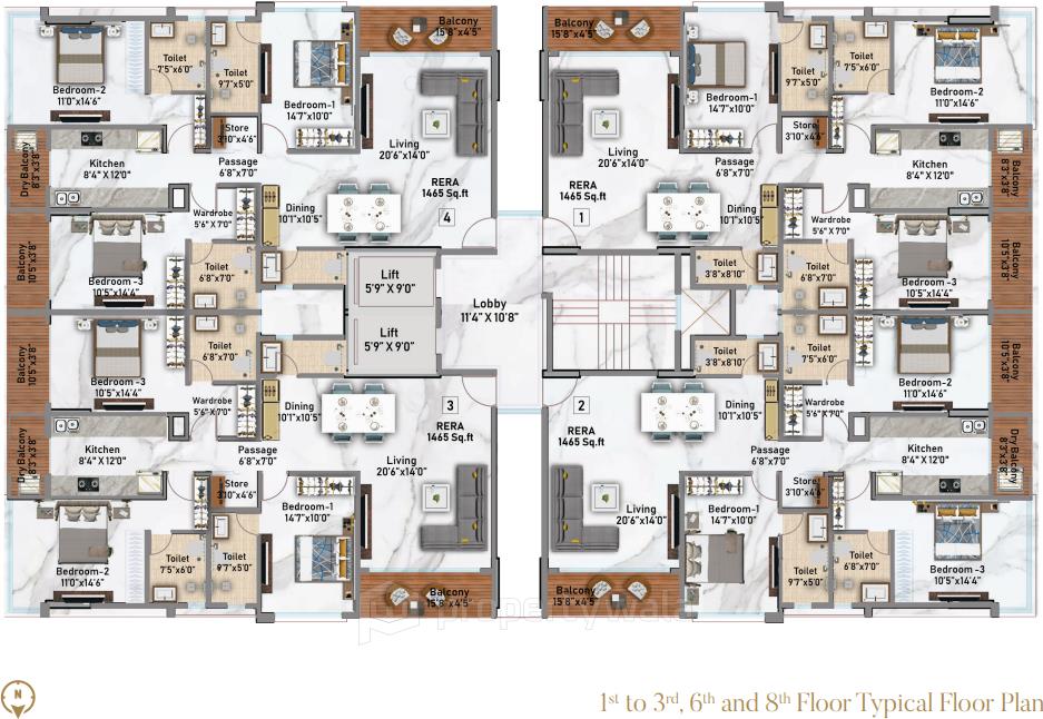 Typical Floor Plan A