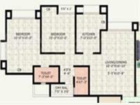 2 Bedroom Flat for rent in Harmony Horizons, Ghodbunder Road area, Thane