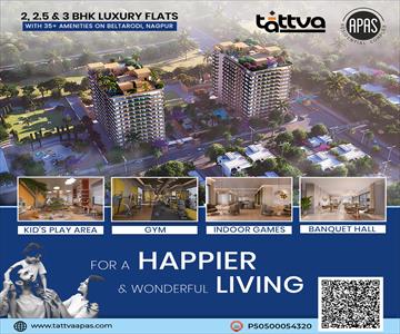 2 Bedroom Apartment for sale in Beltarodi, Nagpur