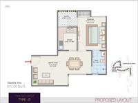 1BHK - TYPE A