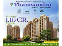 3 Bedroom Flat for sale in Thannisandra Road area, Bangalore