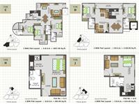 Typical Floor Plan - C, D, H & J