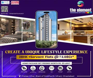 3 Bedroom Apartment for sale in Pratap Vihar, Ghaziabad