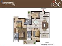 3 Bedroom Flat for sale in Ramprastha Rise, Sector-37 D, Gurgaon