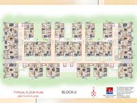 Block 2 - Second to Nine Floor Plan
