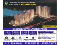 1 Bedroom Flat for sale in Ajmera Lakeside Paradise, Yelahanka, Bangalore