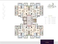 2 BHK - Cluster Layout