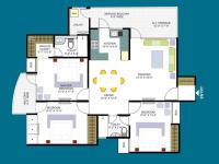 3 BR Floor Plan