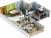 3D View - Studio Apartments