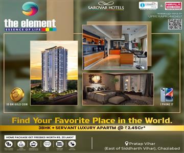 3 Bedroom Apartment for sale in Siddharth Vihar, Ghaziabad