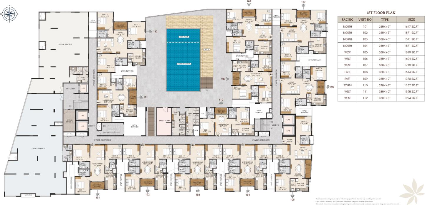 Typical Floor Plan A