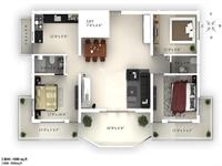 3 BHK - 1690 Sq Ft - A